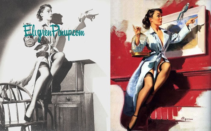 Gil Elvgren S Pin Up Girls And Their Photo Reference Amusing Planet